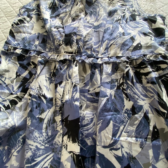 Alfani Leaf Print Mini Dress Size 12 Petite - Picture 10 of 13